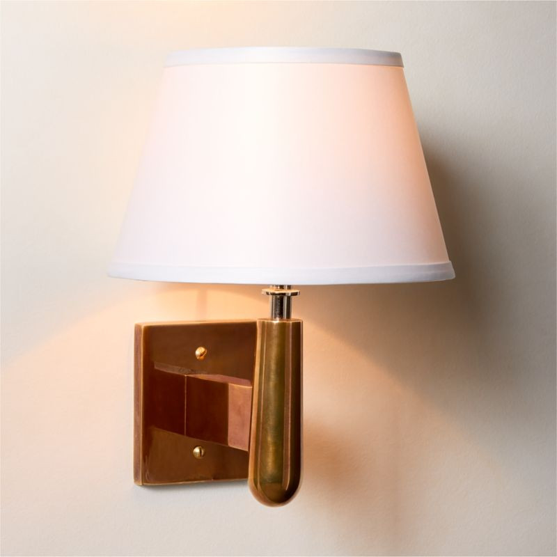 Tailor Soft Bronze Wall Sconce | CB2 | CB2