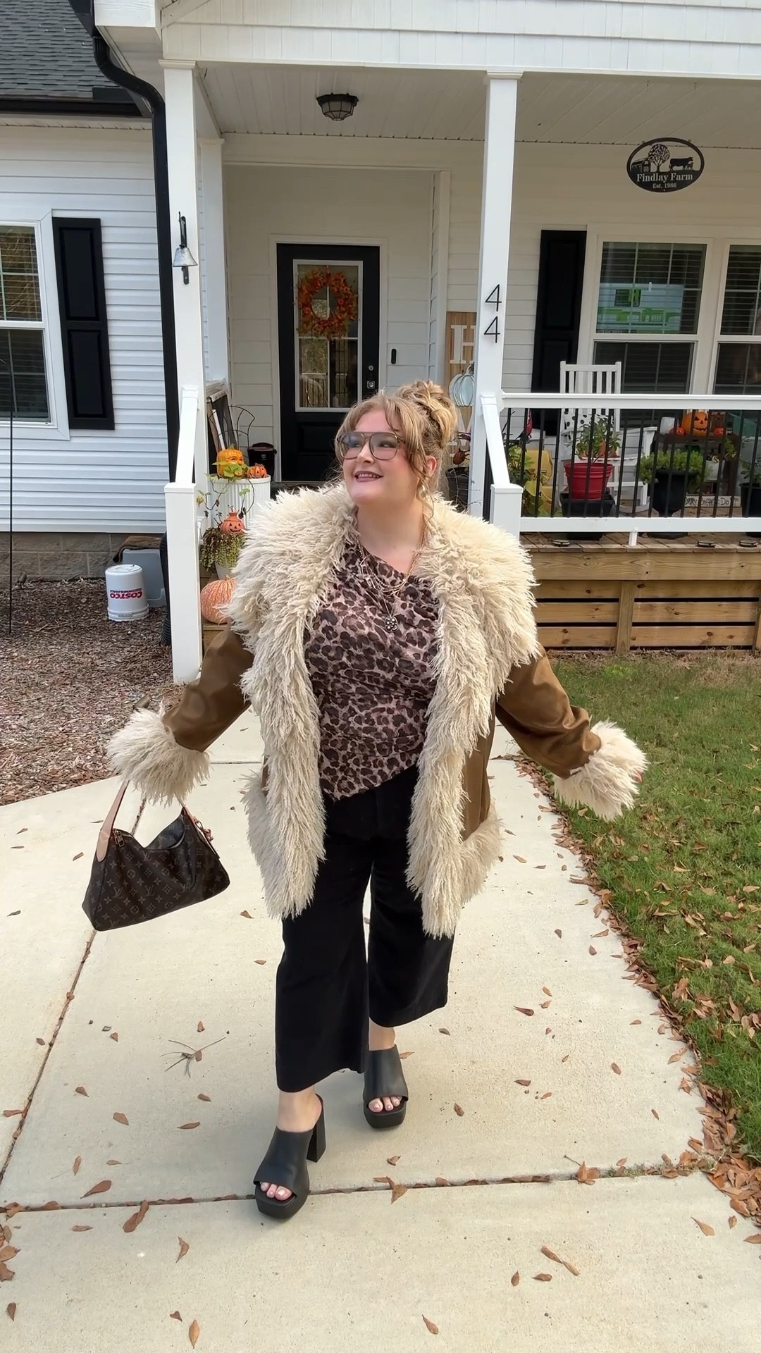 To say I’m obsessed with this vintage style faux fur coat would be an understatement! Paired with cheetah print and retro glasses, I love this vintage inspired look! 

I’m a size 16 wearing a 2x in the coat 💕



#LTKPlusSize #LTKMidsize #LTKootd