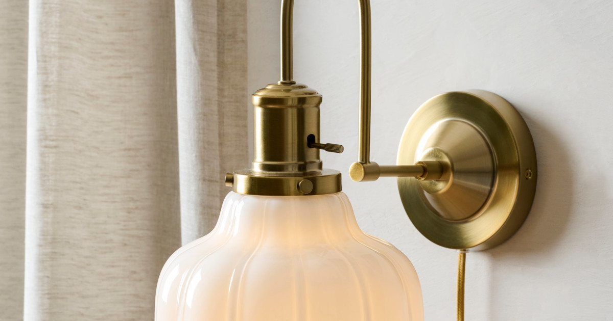 Polly Milk Glass Plug-in Sconce | Magnolia
