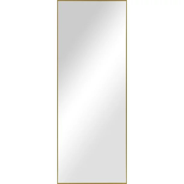 Better Homes & Gardens 70" Leaning Wall Mirror, Gold, Rectangle | Walmart (US)