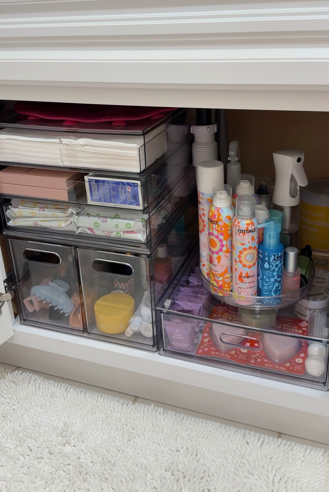 Bathroom organization, under sink organization, home organization 

#LTKHome #LTKselfcare #LTKdayinmylife