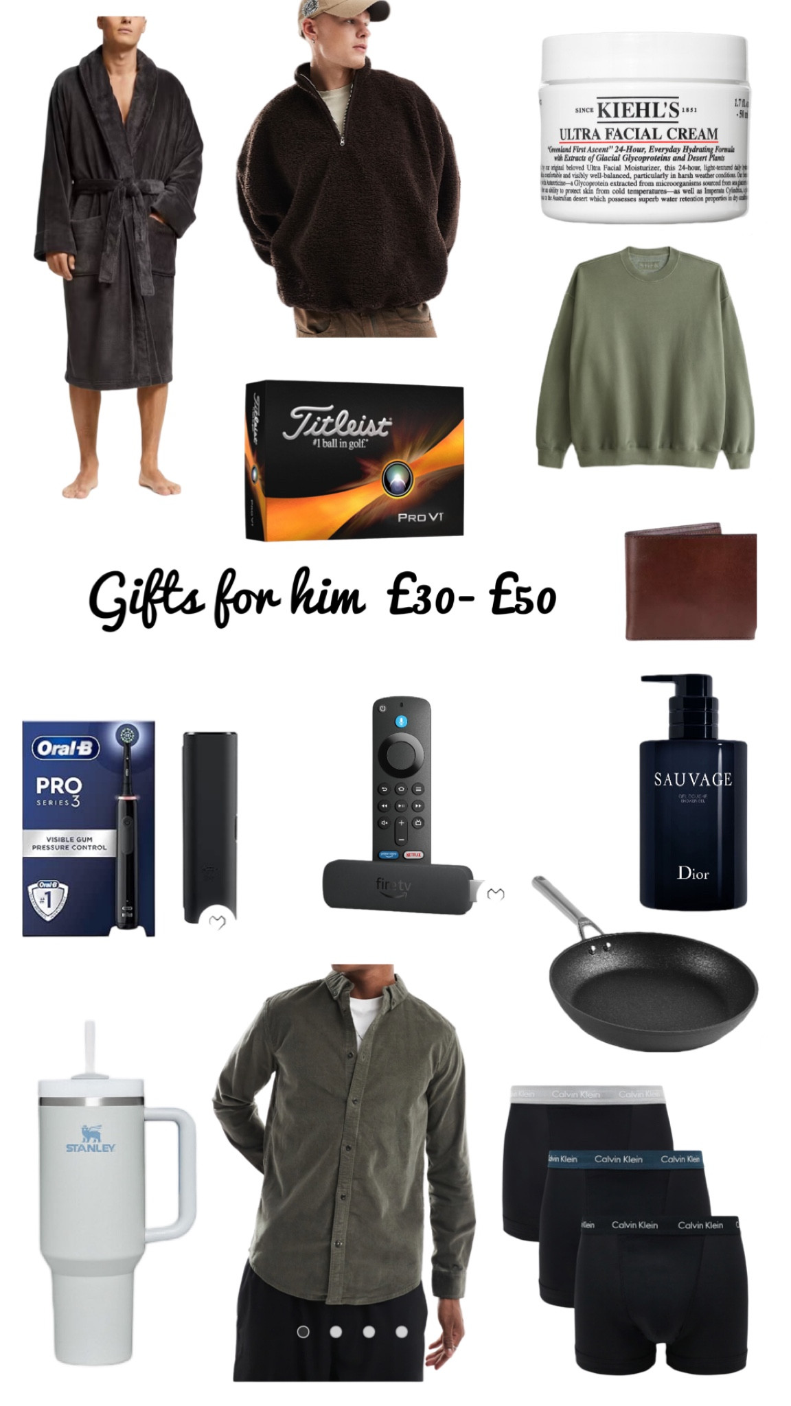 Gifts for him £30-£50 

#giftsforhim #christmasgifts #giftideas #mensgifts 

#LTKgiftguide