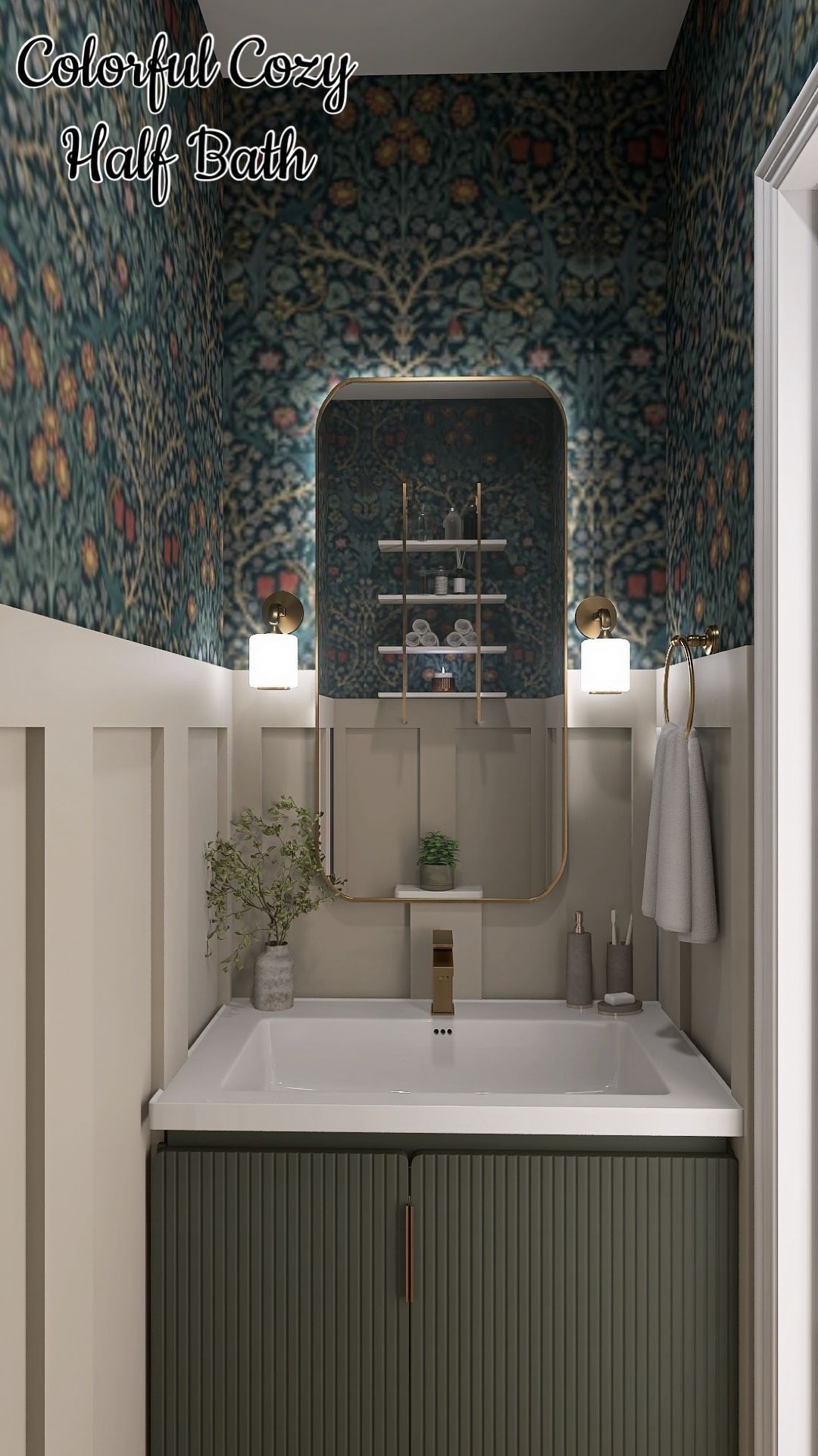 Designed by Olivia
Colorful Cozy Half Bath 

#LTKHome #LTKmomlife #LTKSeasonal