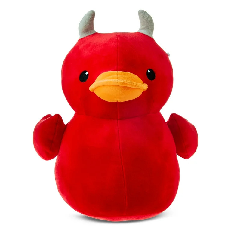 Devil Quackerz Duck Large Plush Toy, Halloween by Way To Celebrate - Walmart.com | Walmart (US)