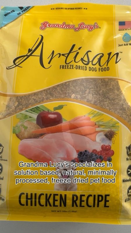 🚨15% off your first order with code: LTK15
Grandma Lucy’s specializes in solution based, natural, minimally processed, freeze dried pet food. 
Our fur babies love their Grandma Lucy’s food and treats. As a dog mom I make sure our pups food is the best for them and made with only quality ingredients. 
@grandmalucys is just that!

#GrandmaLucys #ad #freezedried #dogfood 

#LTKVideo
