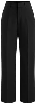 CIDER Women's Tapered Trousers Middle Waist Casual Stylish Pants | Amazon (US)