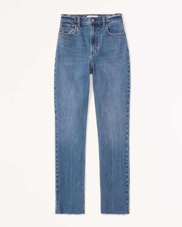 Ultra High Rise 90s Straight Jean | Abercrombie & Fitch (US)