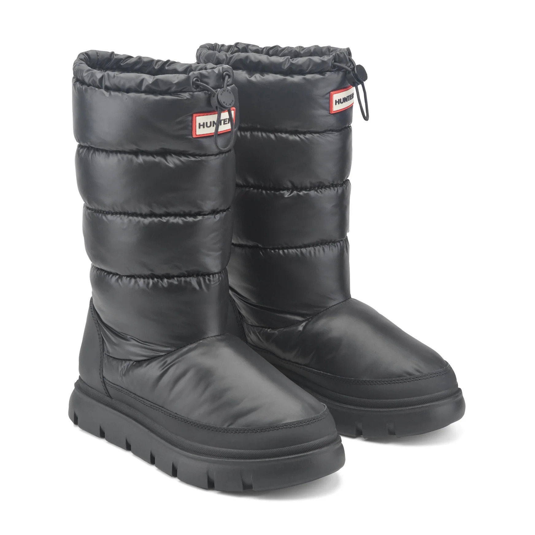 Women's Magnolia Snow Boots - Black Nylon | Hunter Boots | Hunter Boots