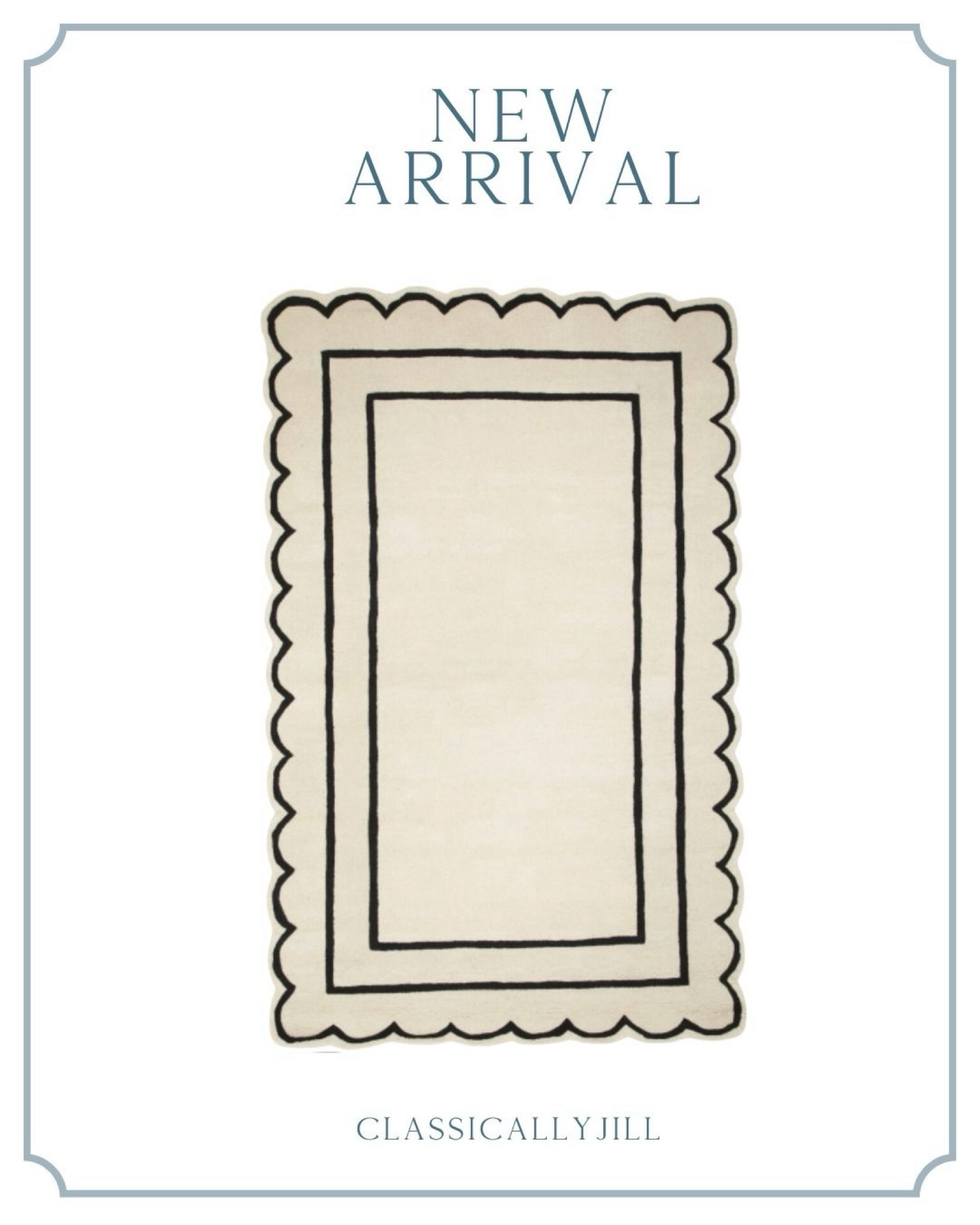 Scalloped rug, 5x8 rug, Grandmillennial 

#LTKhome