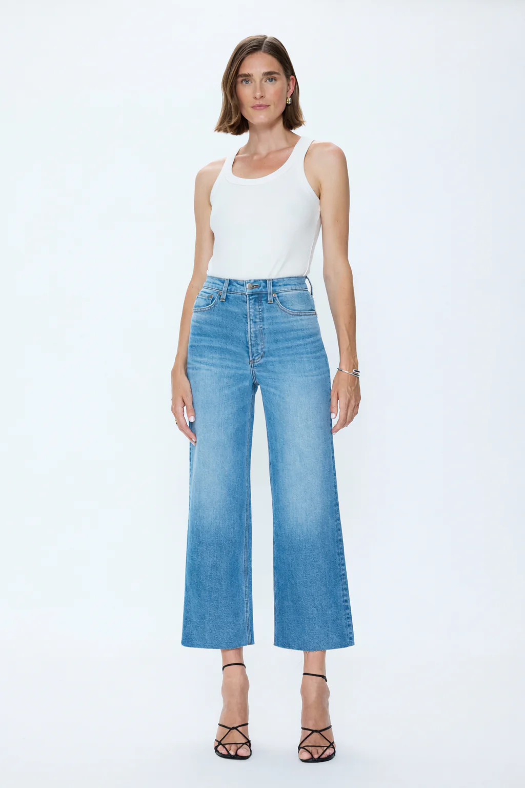 Lana Crop High Rise Ultra Wide Leg - Wild Heart | Pistola Denim