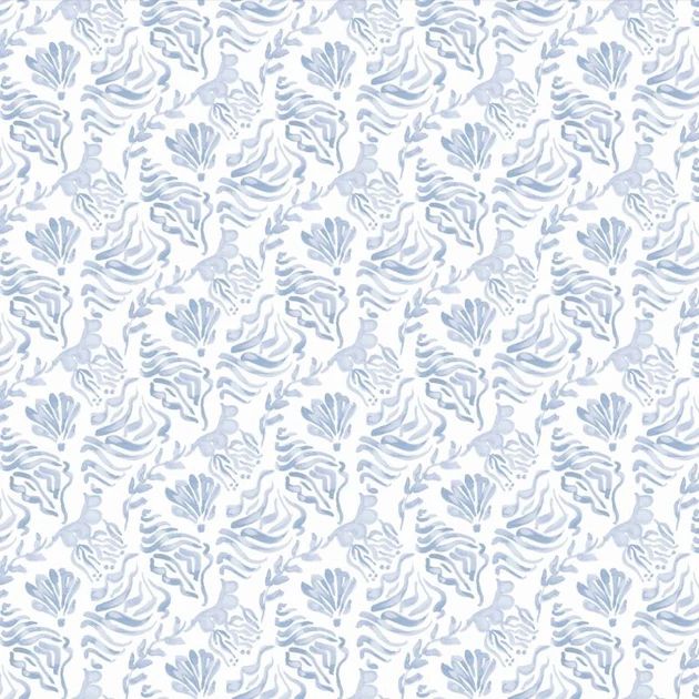 Nantucket Blue Wallpaper by Victoria Larson for Cailini Coastal | Cailini Coastal