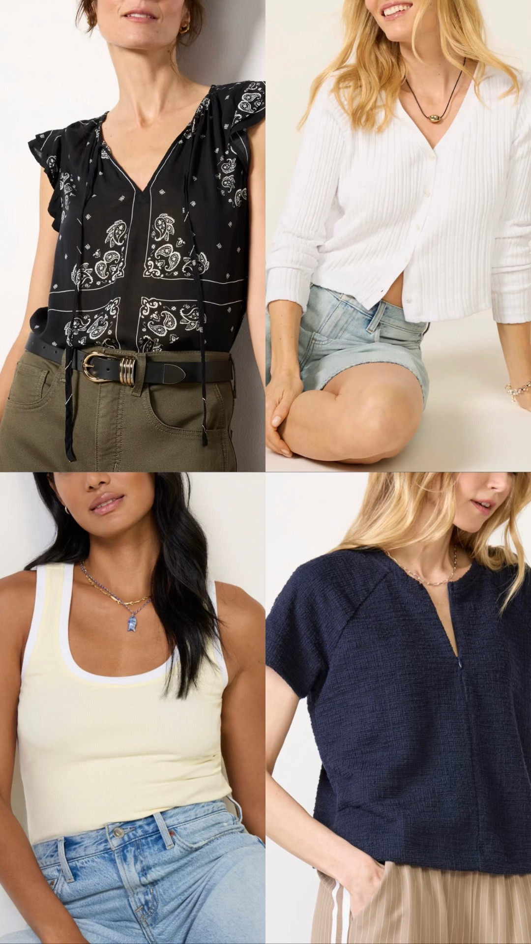 A sale on all tops. Evereve  

#LTKSeasonal #LTKmomlife