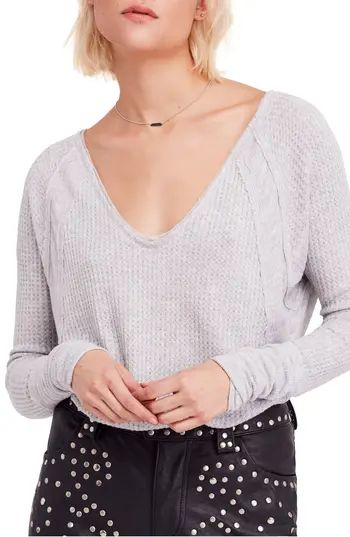 Women's Free People Catalina V-Neck Thermal Top | Nordstrom