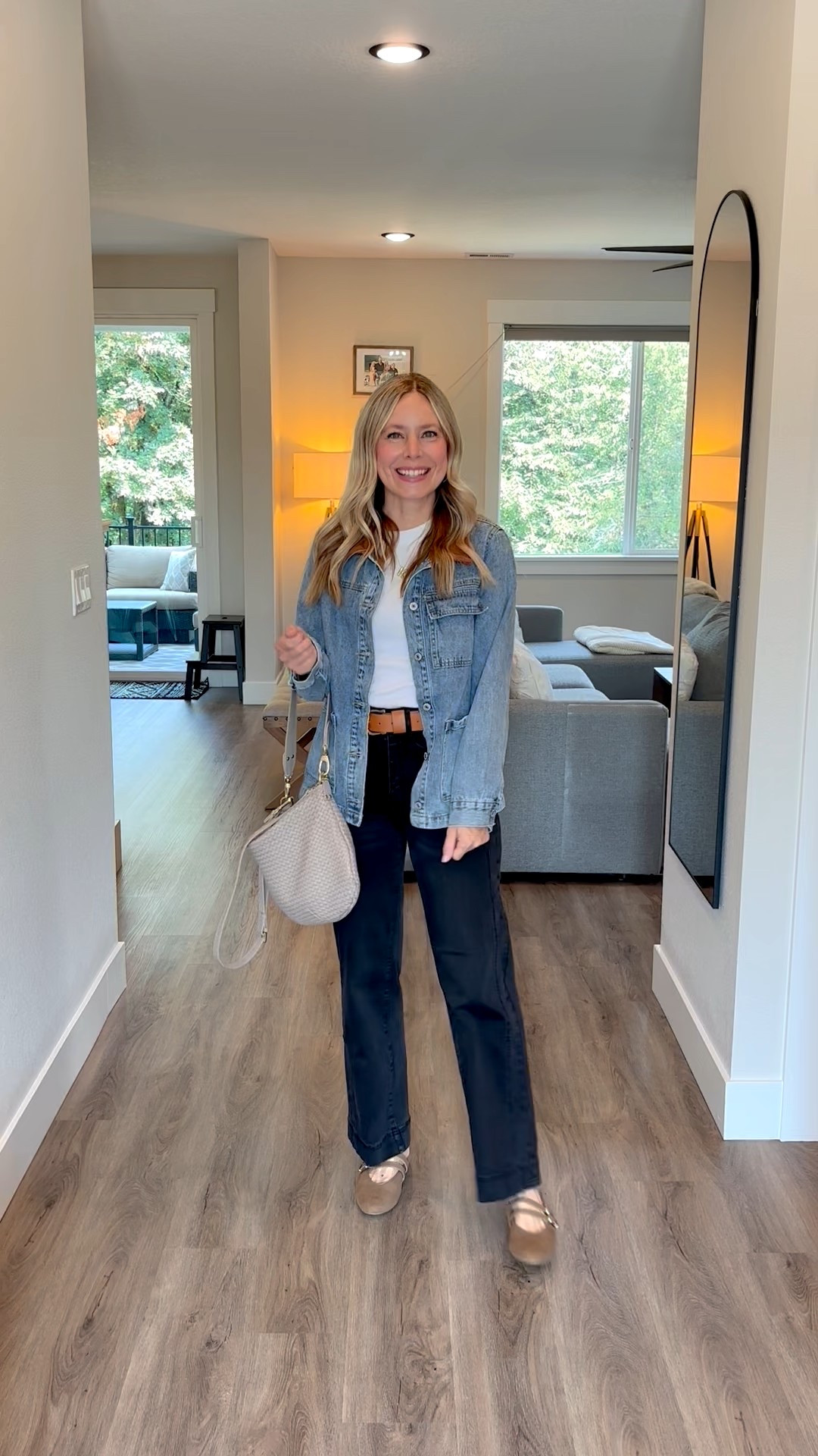Effortless fall style 🍂 A classic denim jacket layered over a white tee, wide-leg pants, and neutral flats—easy, comfortable, and chic. Finished it off with a soft neutral bag that goes with everything ✨

#LTKstyletips #LTKSeasonal #LTKfall #FallOutfitInspo #CasualStyle #EverydayOutfit #FallStyleEdit #DenimJacketStyle #WideLegPants #NeutralStyle #EffortlessStyle #OOTDFall

#LTKTravel #LTKSeasonal #LTKFallSale