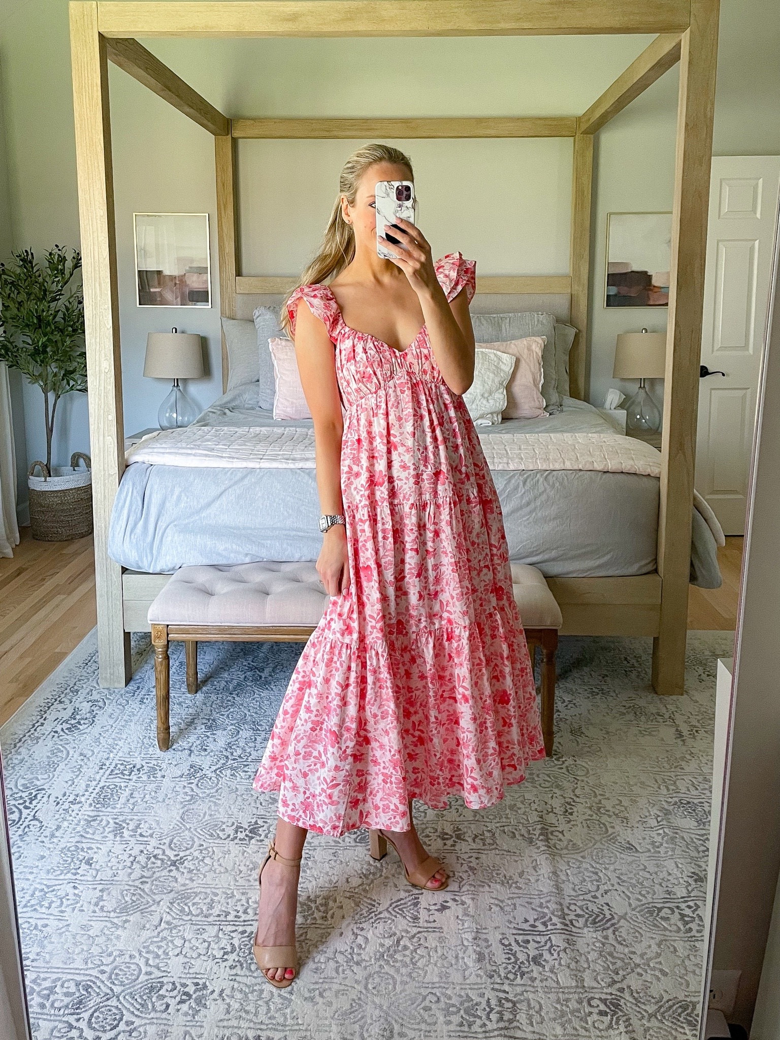 25% OFF SALE ❤️ Love this Abercrombie maxi dress 🌸 

Pink dress. Smocked dress. Flutter sleeve dress. Floral dress  Abercrombie dress. Vacation dress. Wedding guest dress. Bridal shower dress. Cocktail dress. Formal dress. 

#LTKunder100 #LTKwedding #LTKsalealert