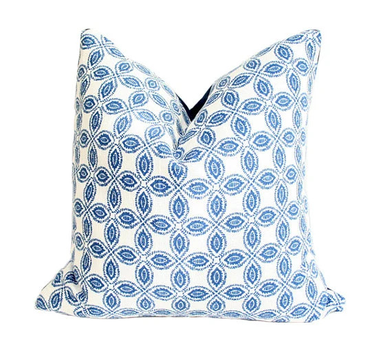 Tala Bluemarine - Designer Pillow Cover | Etsy ROW