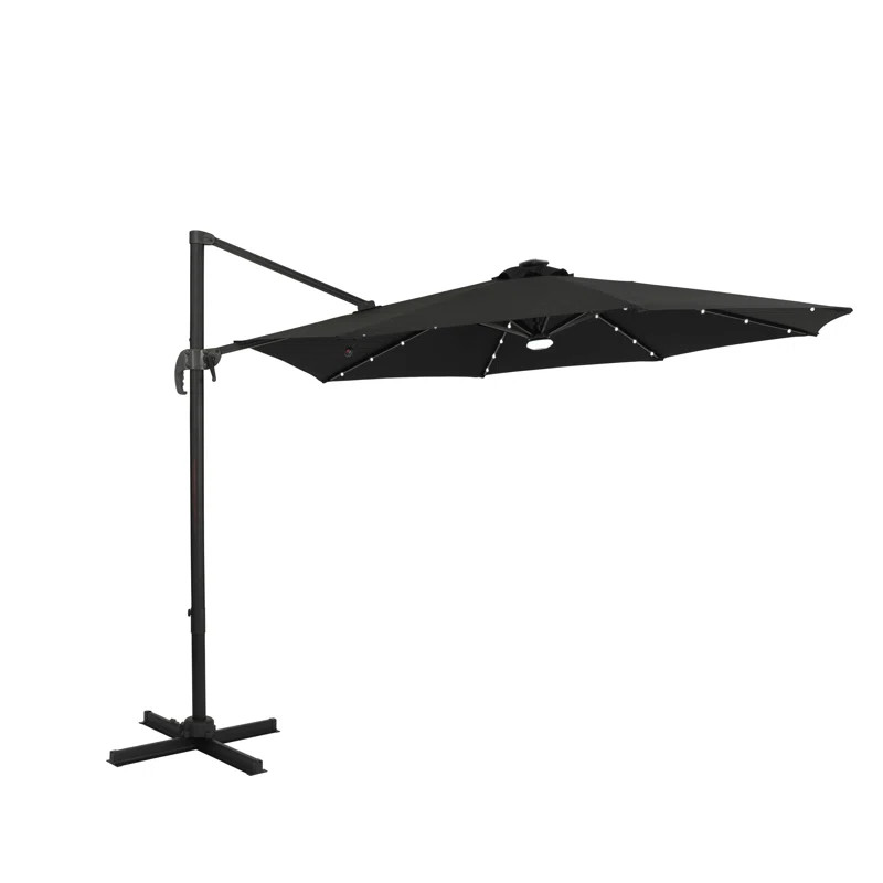 Griego 120'' Lighted Cantilever Umbrella | Wayfair North America