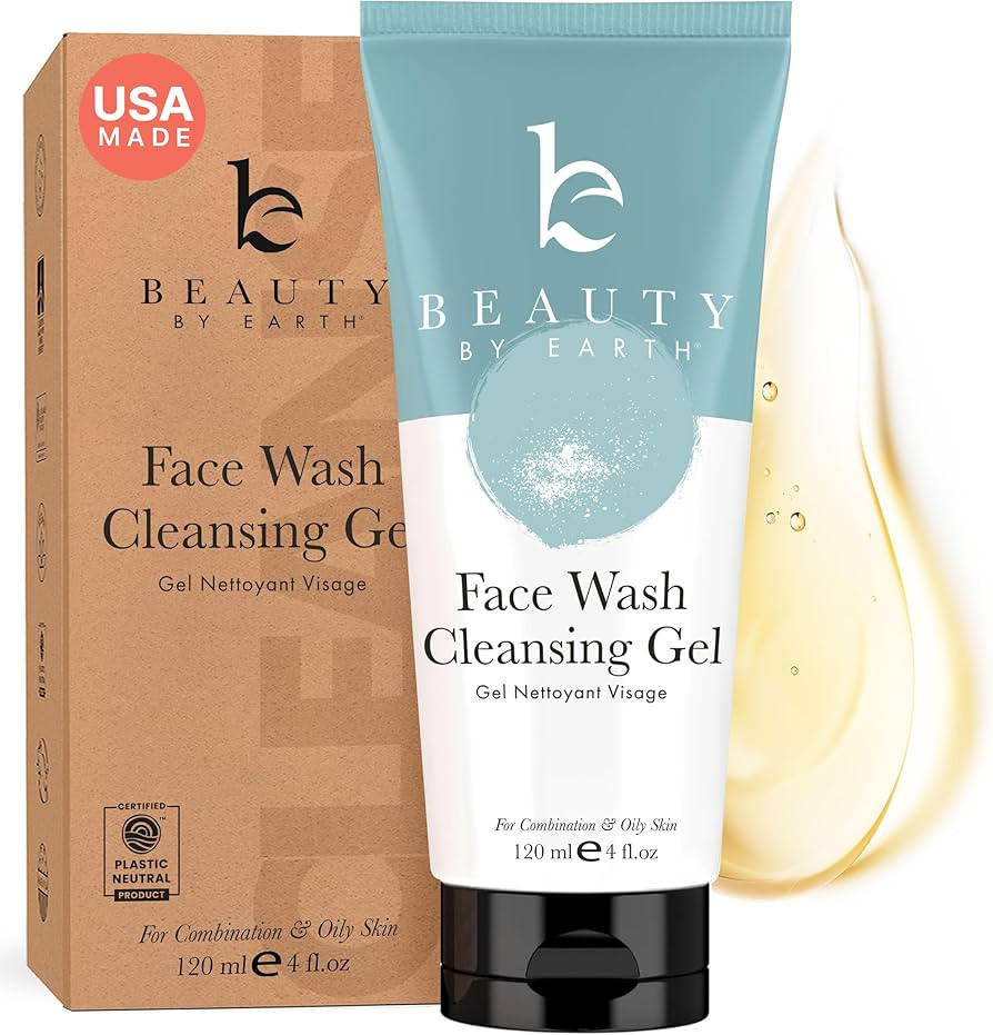 Beauty by Earth Clean Face Wash - USA Made with Organic & Natural Ingredients, Non-Toxic Facial C... | Amazon (US)