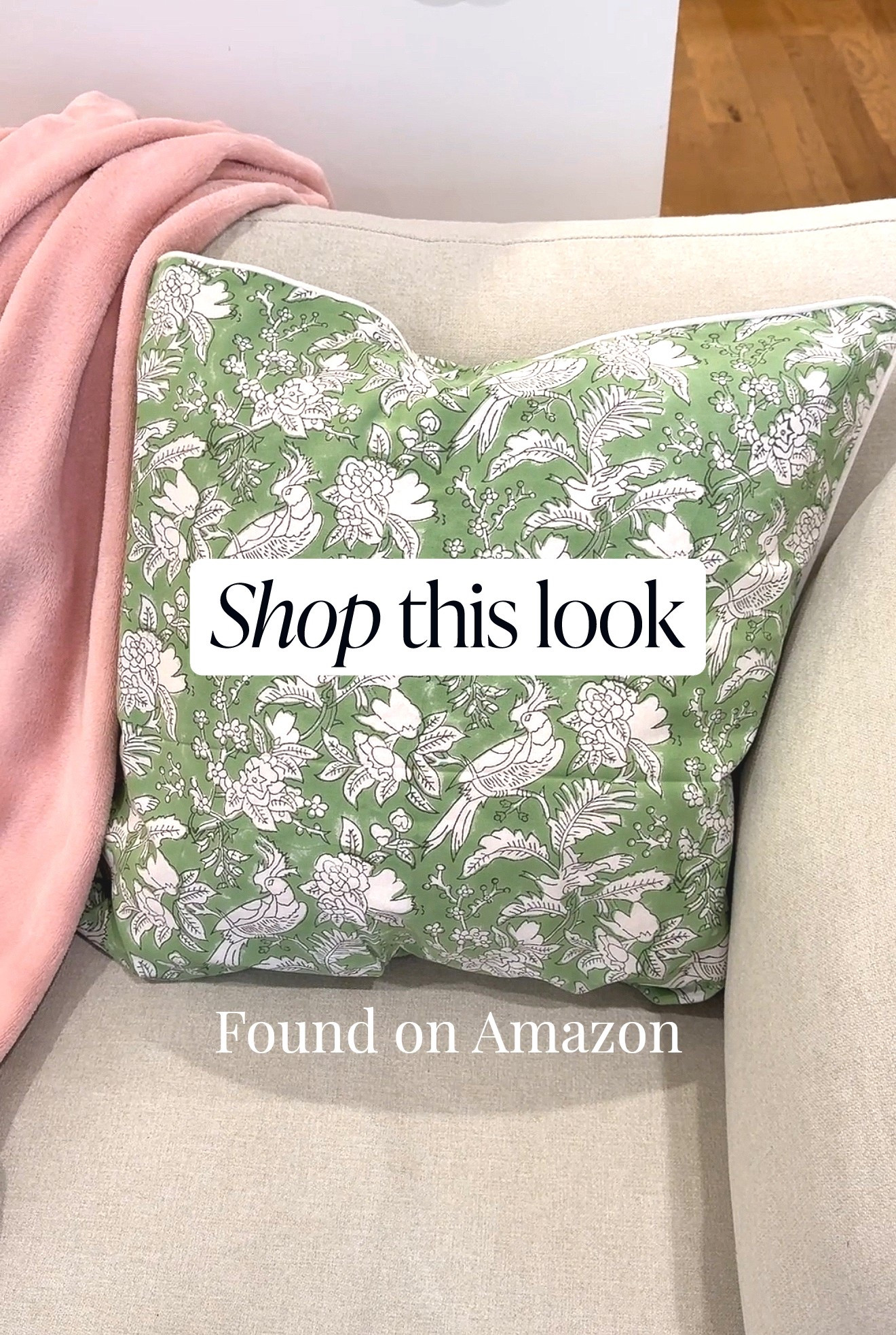 These pillow covers are great! Cotton, small business, and quick shipping through Amazon prime! The florals and birds design is so pretty, especially with the green and white combo. It looks great on all of my furniture. 
#pinkandgreen #smallbusiness #amazonfinds #foundonamazon #gifted 

#LTKSummerEdit #LTKHome #LTKFindsUnder50