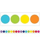 Schoolgirl Style Twinkle Twinkle You're a STAR! Rainbow Dots Border—12 Straight, Multi-Color Strips  | Amazon (US)