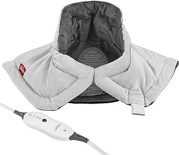 Sunbeam Heating Pad for Neck and Shoulder Pain Relief with Auto Shut Off and Moist Heating Option... | Amazon (US)