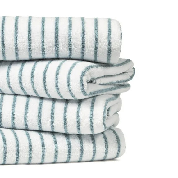 Comfort Canopy - Cabana Stripe Beach Pool Towels - Oversized 100% Ring Spun Cotton, Ultra Soft, P... | Walmart (US)
