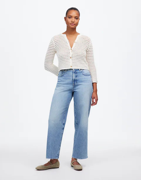 The Perfect Vintage Wide-Leg Crop Jean | Madewell | Madewell