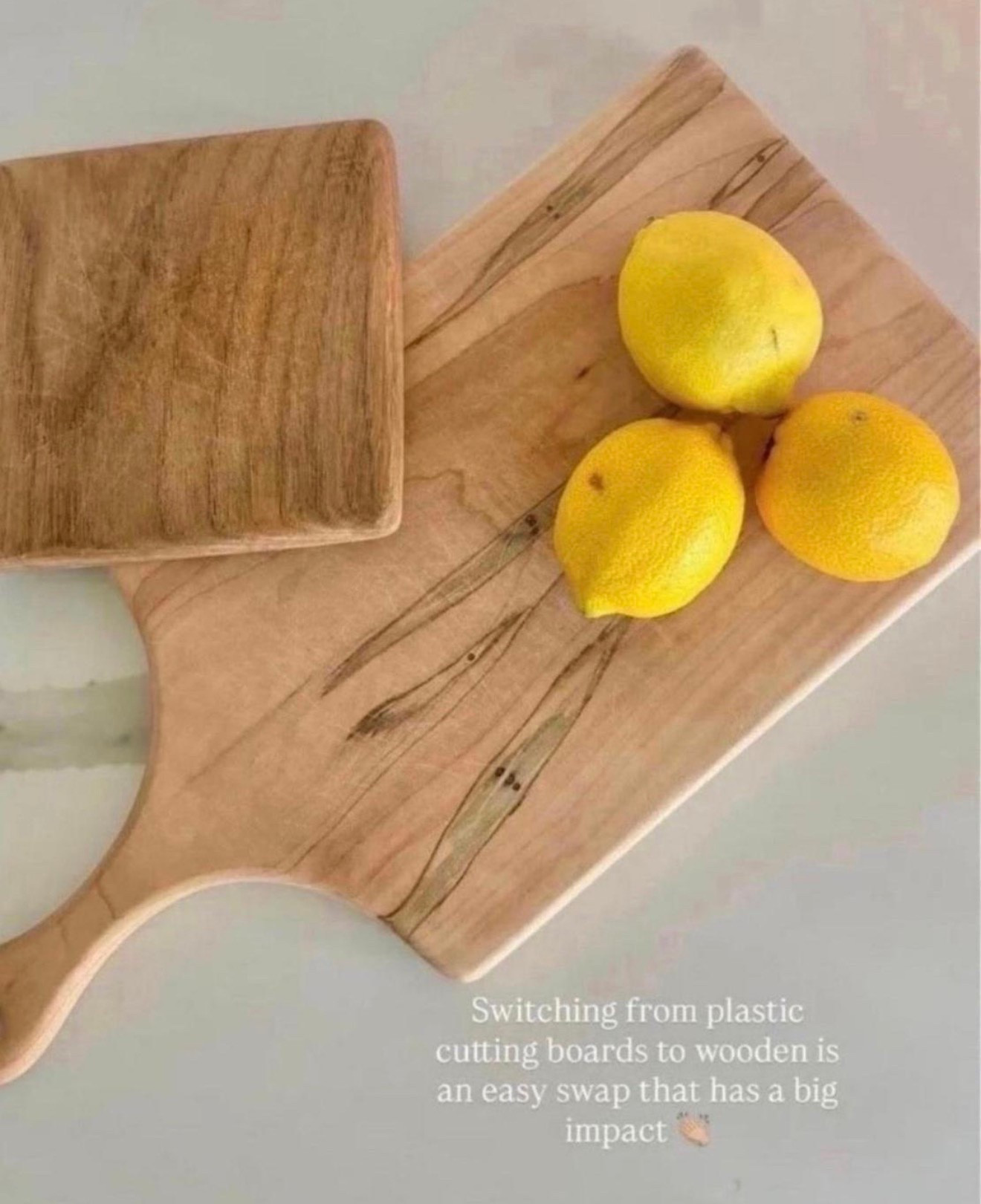 Switching from plastic to wooden cutting boards is such an easy way reduce plastic in your home.

#LTKHome #LTKselfcare