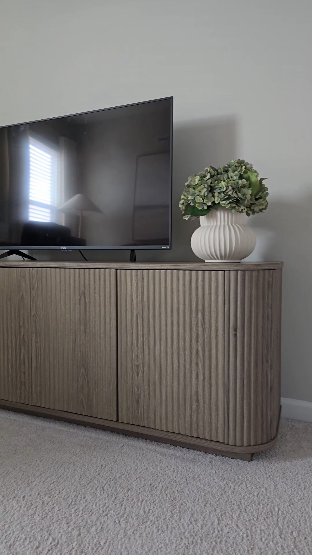 This transitional TV media console from Hailey Home at Lowe’s completely elevated my workspace—clean lines, warm tones, and plenty of storage to keep things looking tidy. One piece really can transform the whole room.#LTKhome #OfficeRefresh #LowesHome #HomeOfficeInspo #MediaConsole

#LTKHome