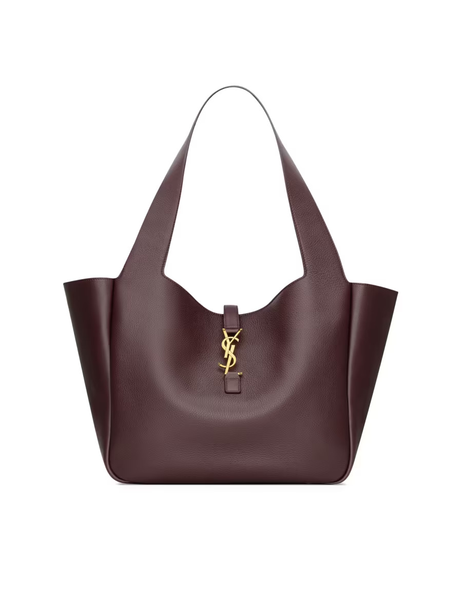 Saint Laurent Le 5 ÿ  7 Bea in Grained Leather Tote Bag | Saks Fifth Avenue | Saks Fifth Avenue