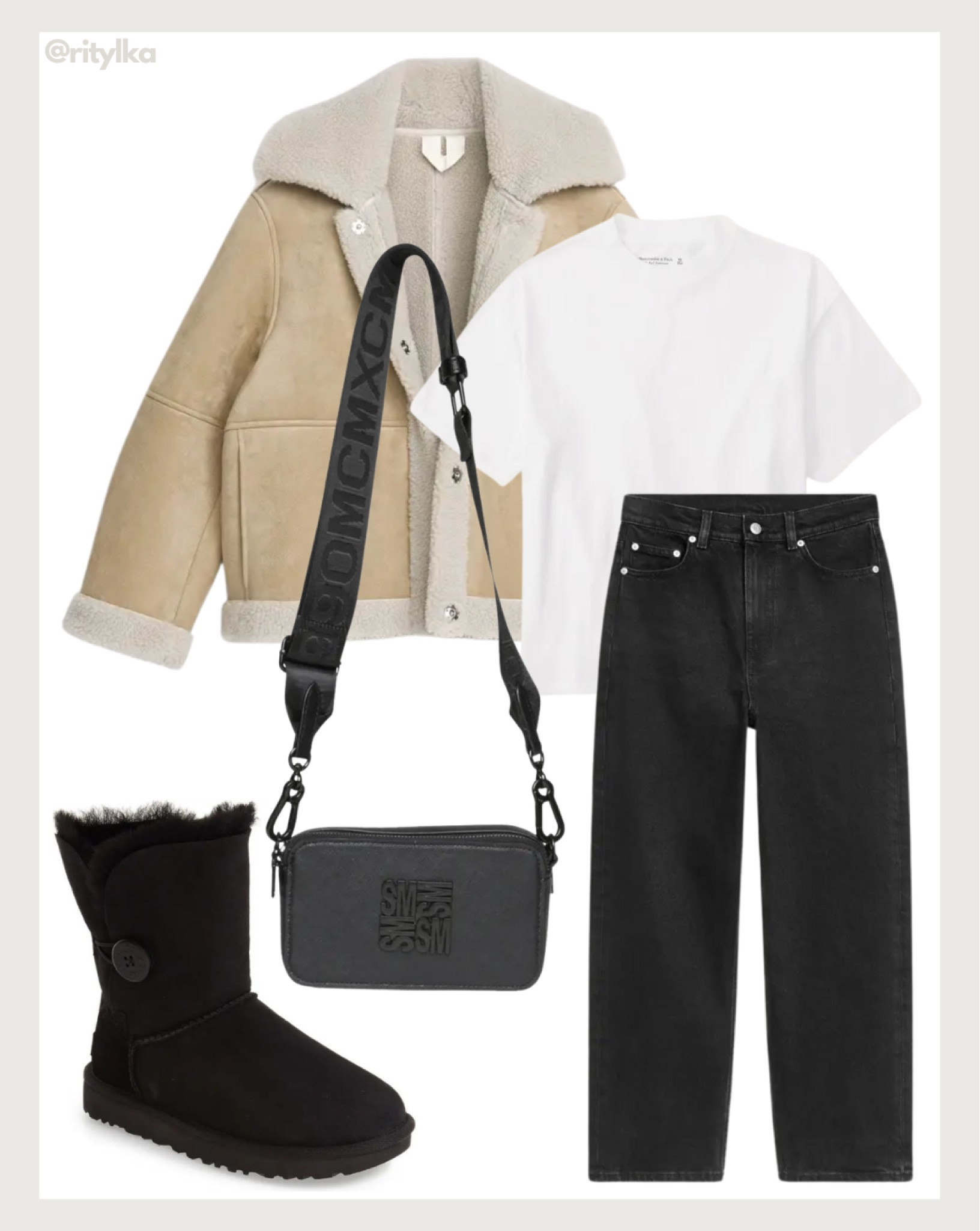 Winter outfit

Tan winter jacket 
White T-shirt
White top
Black jeans
Black bag
Black Ugg

#winteroutfitideas #winteroutfitinspo #winteroutfits #casualoutfit #budgetfashion

#LTKunder100 #LTKSeasonal #LTKstyletip