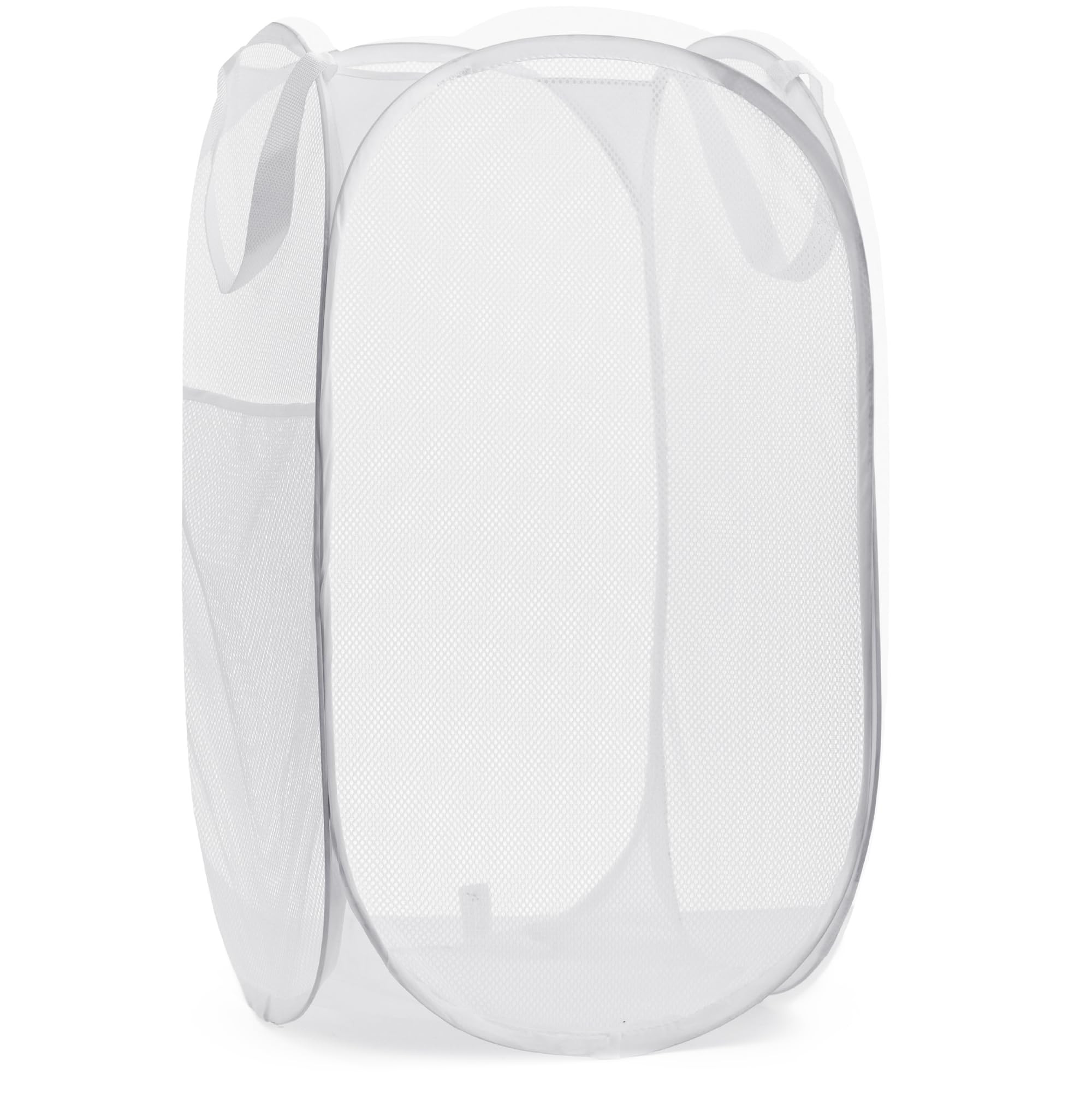 Handy Laundry Collapsible Mesh Pop Up Hamper with Wide Opening and Side Pocket – Breathable, St... | Amazon (US)