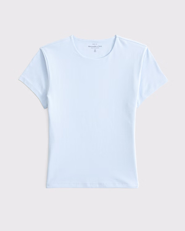 Double-Lined Baby Tee | Abercrombie & Fitch (UK)