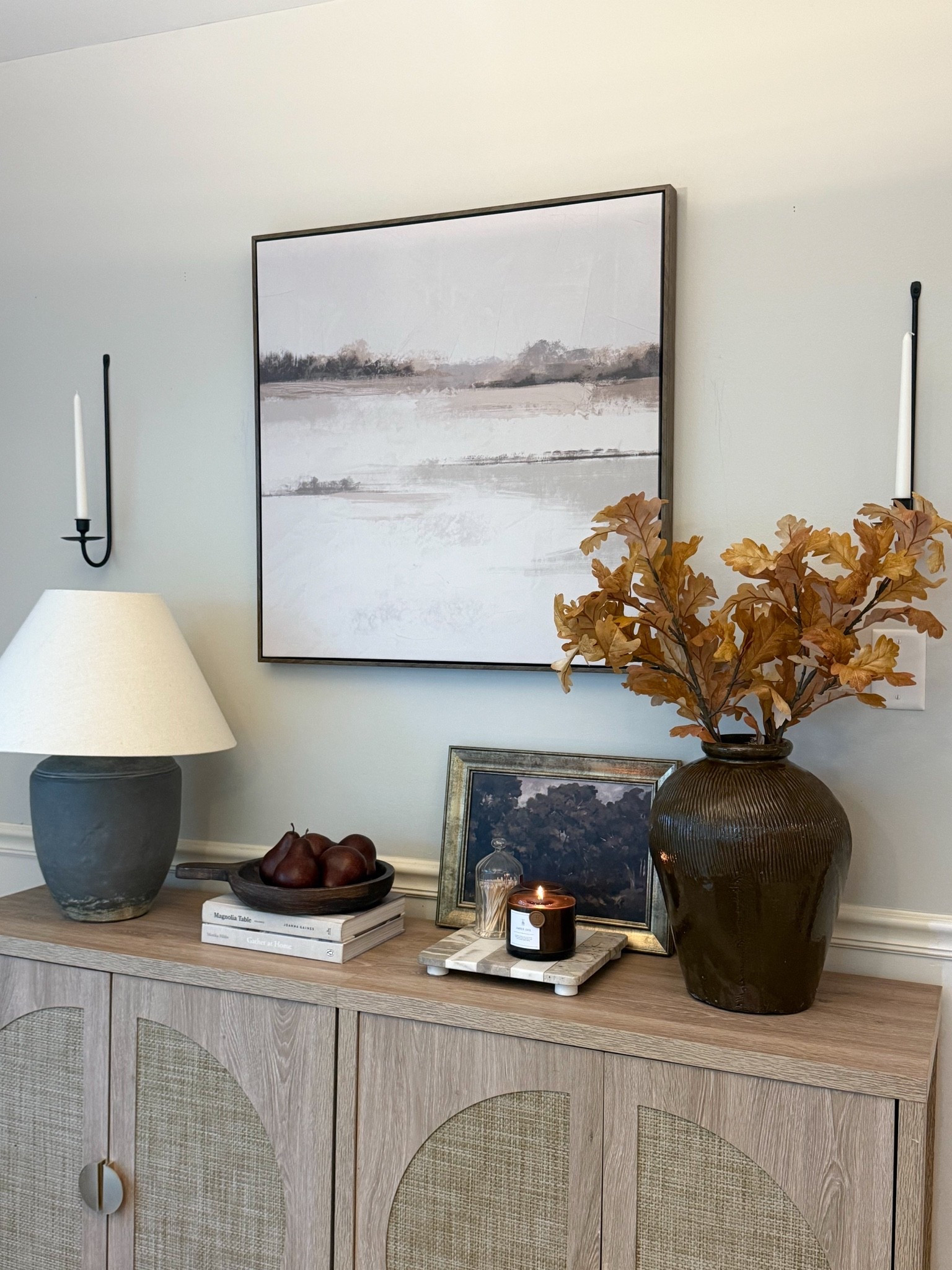 Sideboard fall styling 🤎