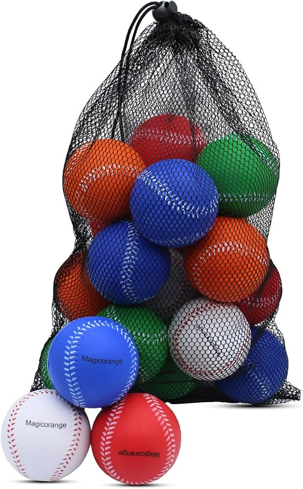 Magicorange Baseball, Foam Baseballs 20 Pack Practice Training Baseballs Unmarked Baseball Soft T... | Amazon (US)