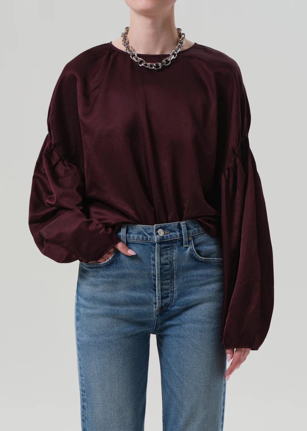 Anika Top in Burgundy | Citizens of Humanity