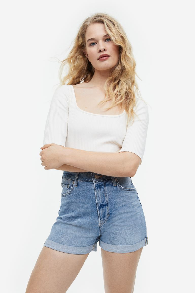 Mom Ultra High Denim Shorts | H&M (US + CA)
