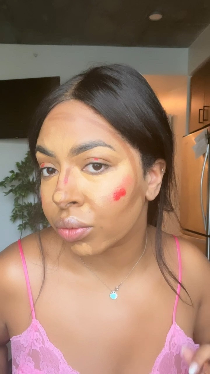 red blush on brown/black skin girls >>>>>>>>>>>>>>>>>>>>>
LOVE #rarebeauty #blush #darkskinmakeup 

makeup nails, makeup black girl, black girl aesthetic, black girl fashion, black girl makeup, black girl luxury aesthetic, black girl hair, makeup how to, makeup for black skin, makeup tips for beginners, makeup tip, makeup brush, makeup brushes guide, makeup ideas for dark, skin black girls makeup, black girl skin care routine, dark skin beauty

#LTKunder100 #LTKbeauty #LTKGiftGuide