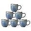 AmorArc 12oz Coffee Mugs, Ceramic Coffee Mugs set of 6 for Man, Woman, Dad, Mom, Modern Coffee Mu... | Amazon (US)