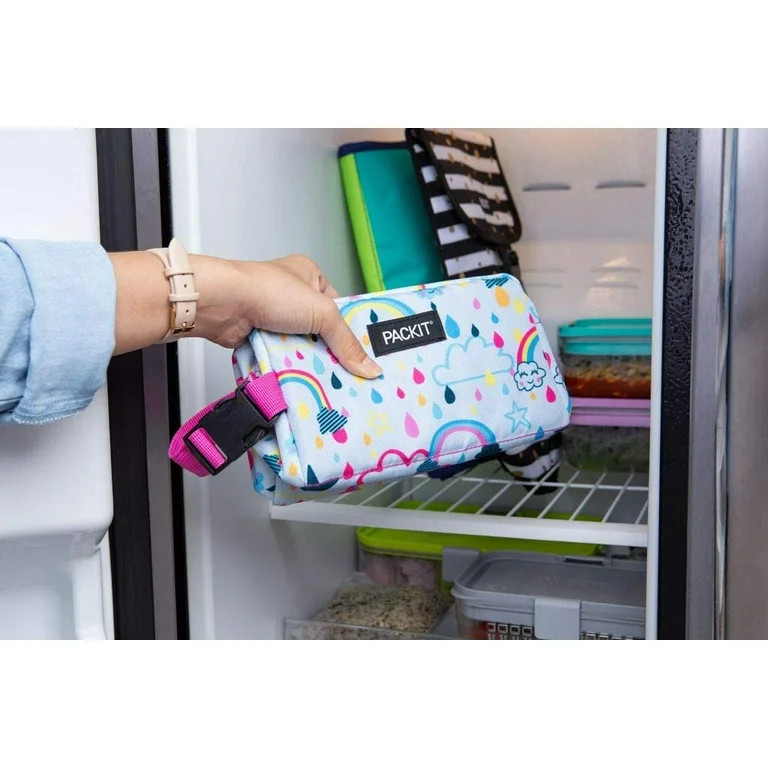 Packit Freezable Snack Box, Rainbow Sky,  BPA Free, Non-Toxic Poly Canvas | Walmart (US)