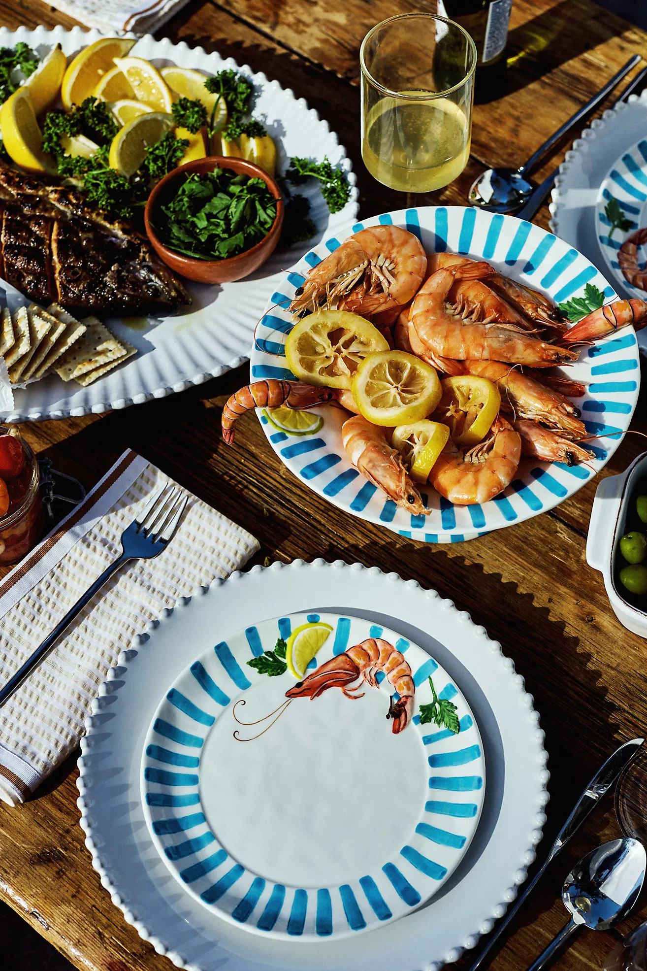 Micola Seafood Dessert Plate | Anthropologie (US)