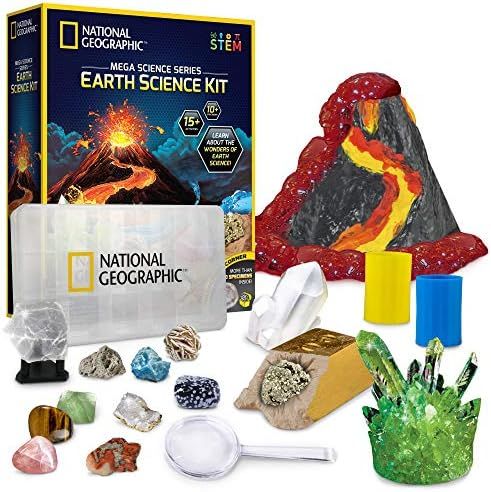 NATIONAL GEOGRAPHIC Earth Science Kit - Over 15 Science Experiments & STEM Activities for Kids, C... | Amazon (US)