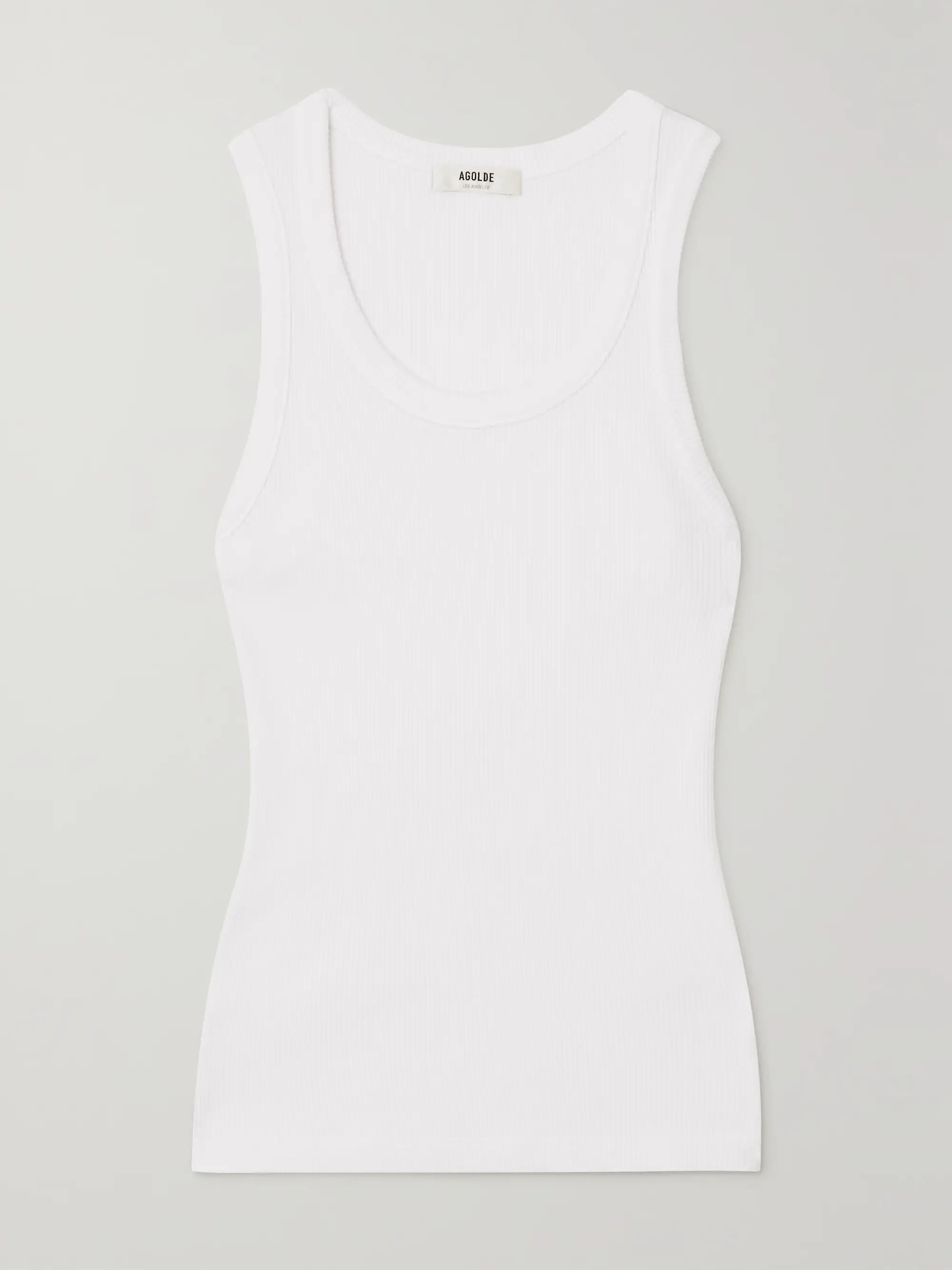 Poppy ribbed stretch organic cotton and Lyocell-blend jersey tank | NET-A-PORTER (US)