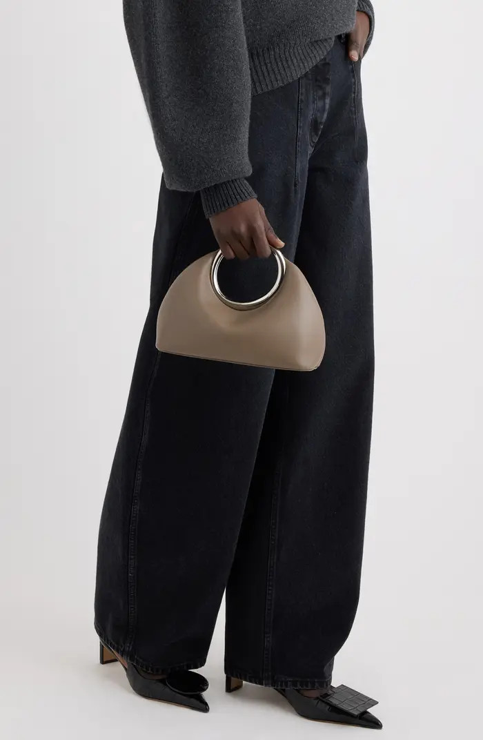 Le Petite Calino Leather Top Handle Bag | Nordstrom