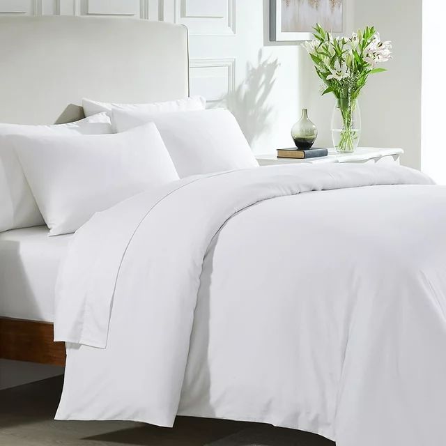 California Design Den White Duvet Cover - 400 Thread Count 100% Cotton, Hotel Quality Comforter O... | Walmart (US)