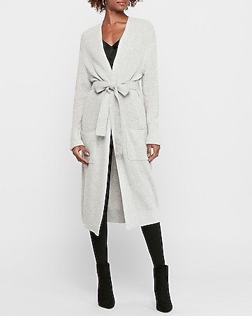 Belted Duster Sweater | Express