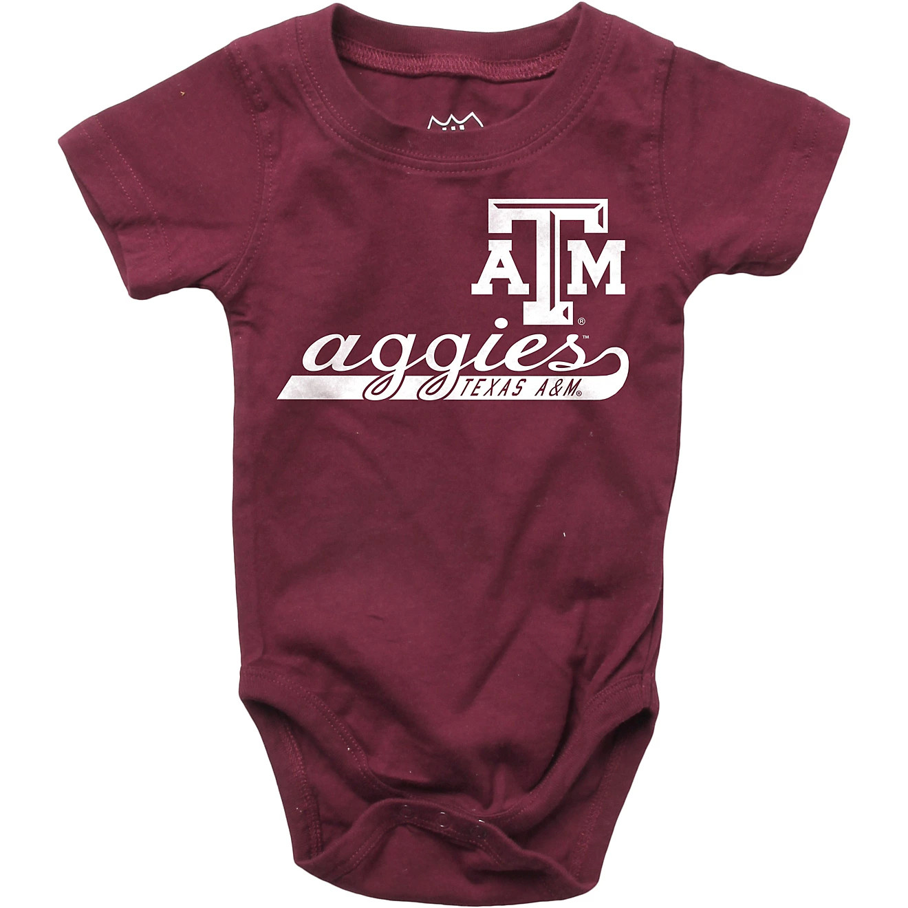 Wes and Willy Infant Boys' Texas A&M University Script Banner Creeper | Academy | Academy Sports + Outdoors