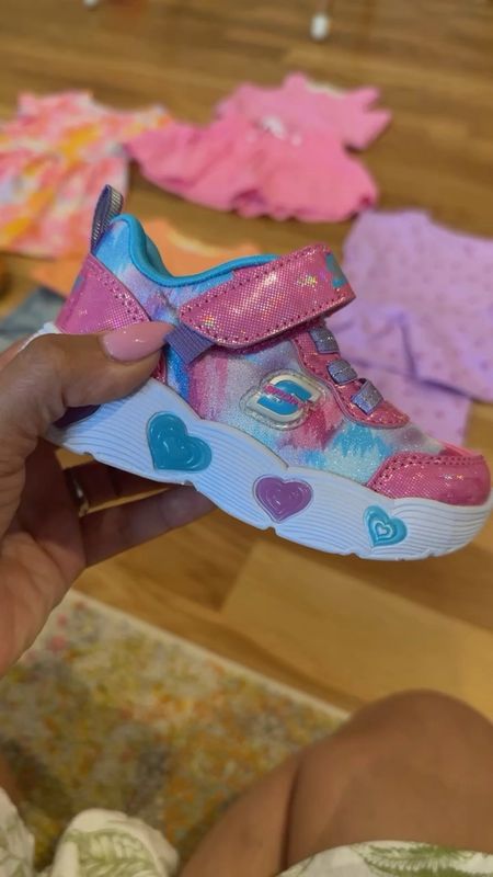Reign’s Target light up Tennis Shoes! I love watching her joy as she runs around in these! They are worth the $49 pair of #Sketchers #Target 

#LTKfamily #LTKFind #LTKkids
