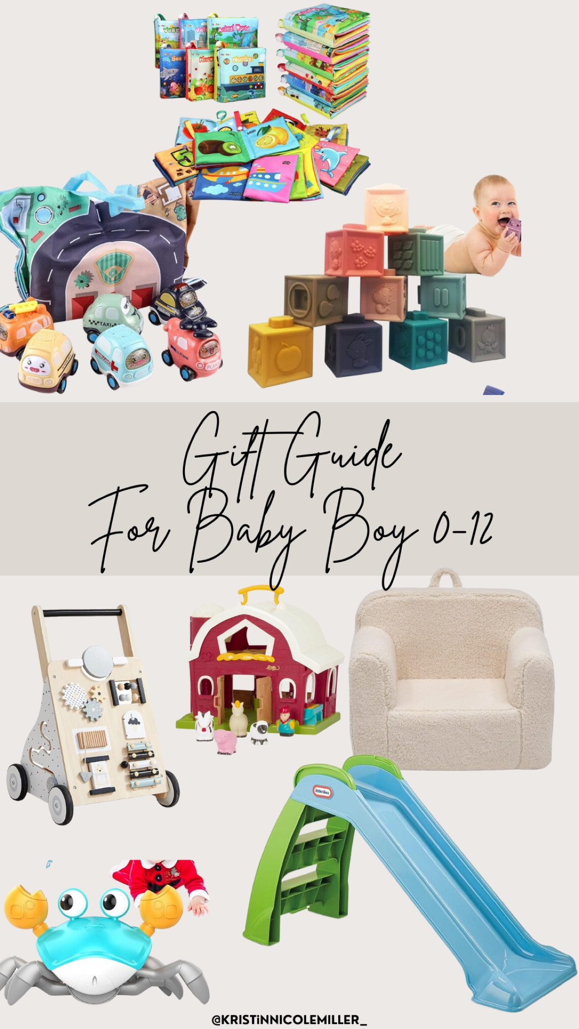 Gift guide for baby boy, 0-12 months, toys, blocks chair, push toy, gift ideas 

#LTKHoliday #LTKGiftGuide #LTKSeasonal
