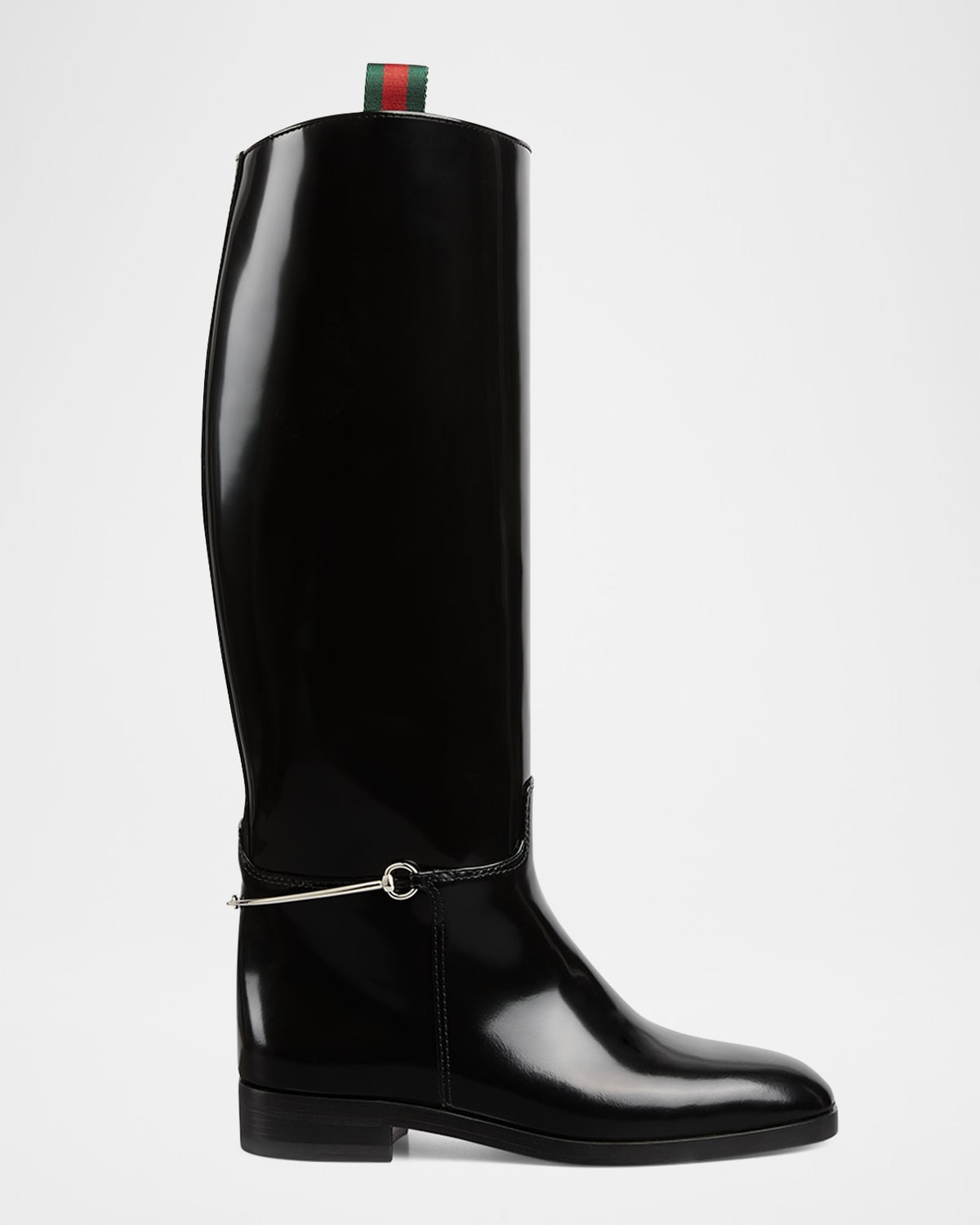 Michelangelo Leather Bit Riding Boots | Neiman Marcus